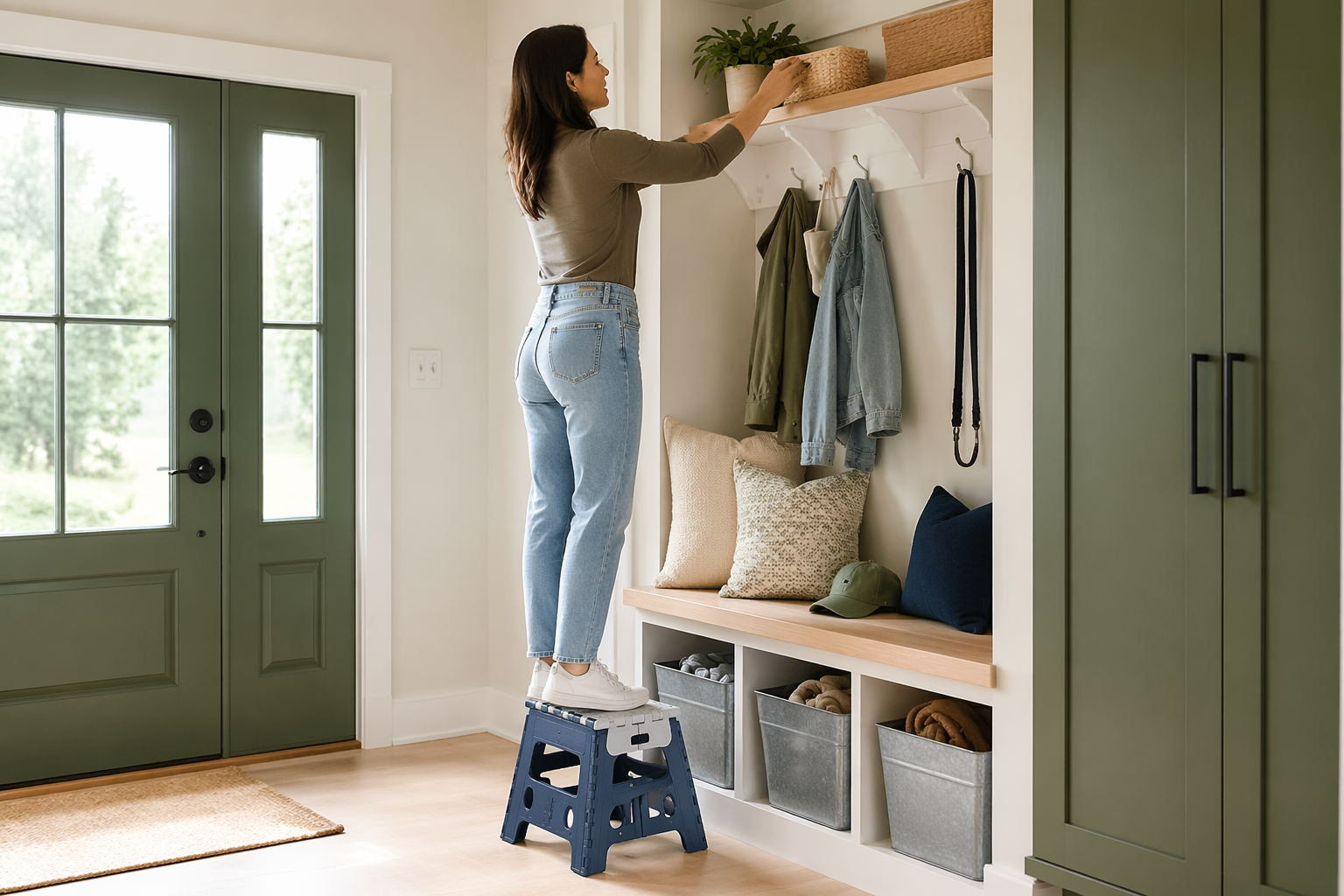Compact Step Stool In the home thumbnail