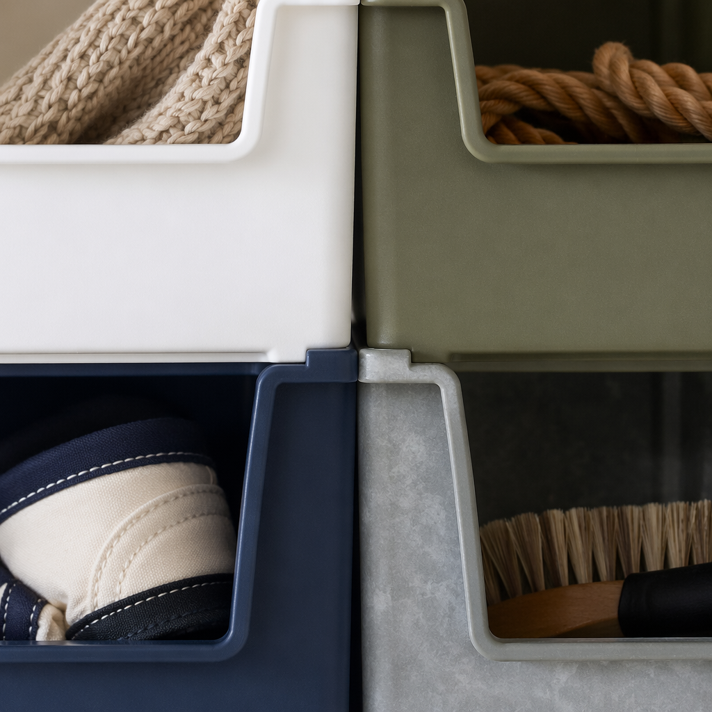 Stacking Utility Bins (Set of 4) Detail thumbnail