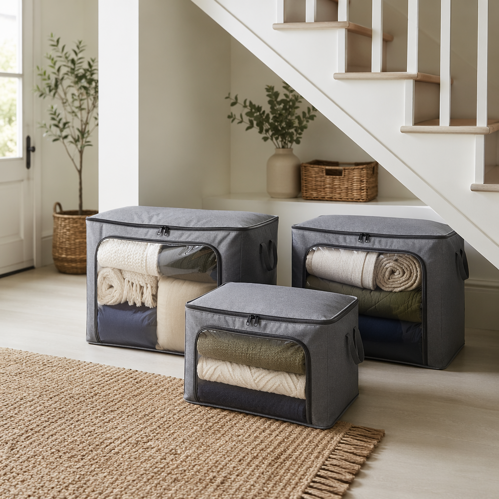Under-Stair Storage Bags (Set of 3)