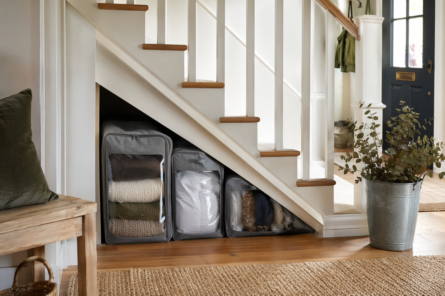 Under-Stair Storage Bags (Set of 3) In the home thumbnail